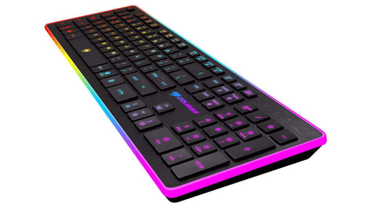 Teclado Gamer Rgb Cougar Vantar Pro Teclas Planas Anti-Ghosting