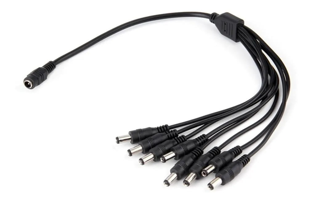 Cable De Poder Splitter Dvr 8 Hebras Pro Cctv