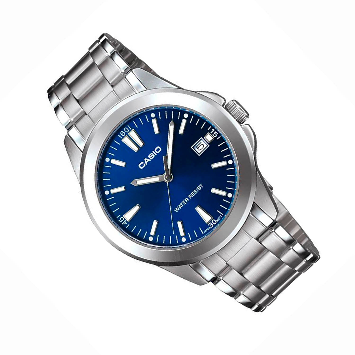 Reloj de Mujer Casio Silver Blue Ltp-1215A-2A2Df