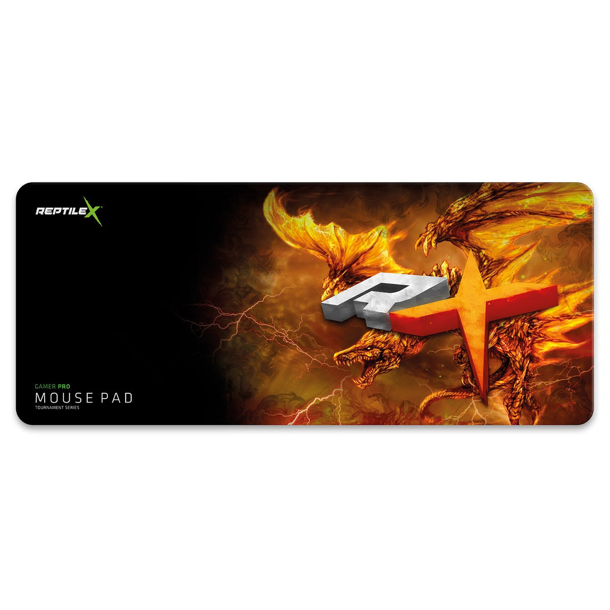 Mouse Pad Gamer 70X30cm Reptilex Orange Edition Rx0009