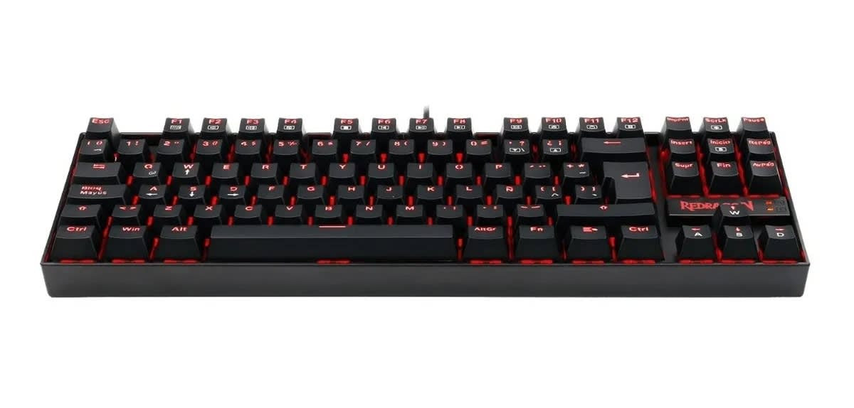 Teclado Mecánico Redragon Kumara K552-SP Red Light Edition