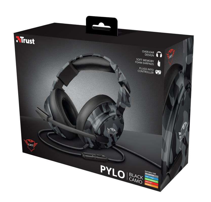 Audifonos Gamer Trust Gxt 433K Kamo Multiplataformas