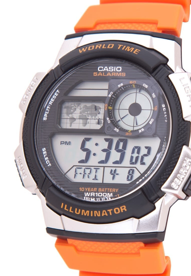Reloj Casio Naranjo Ae-1000W-4Bvdf