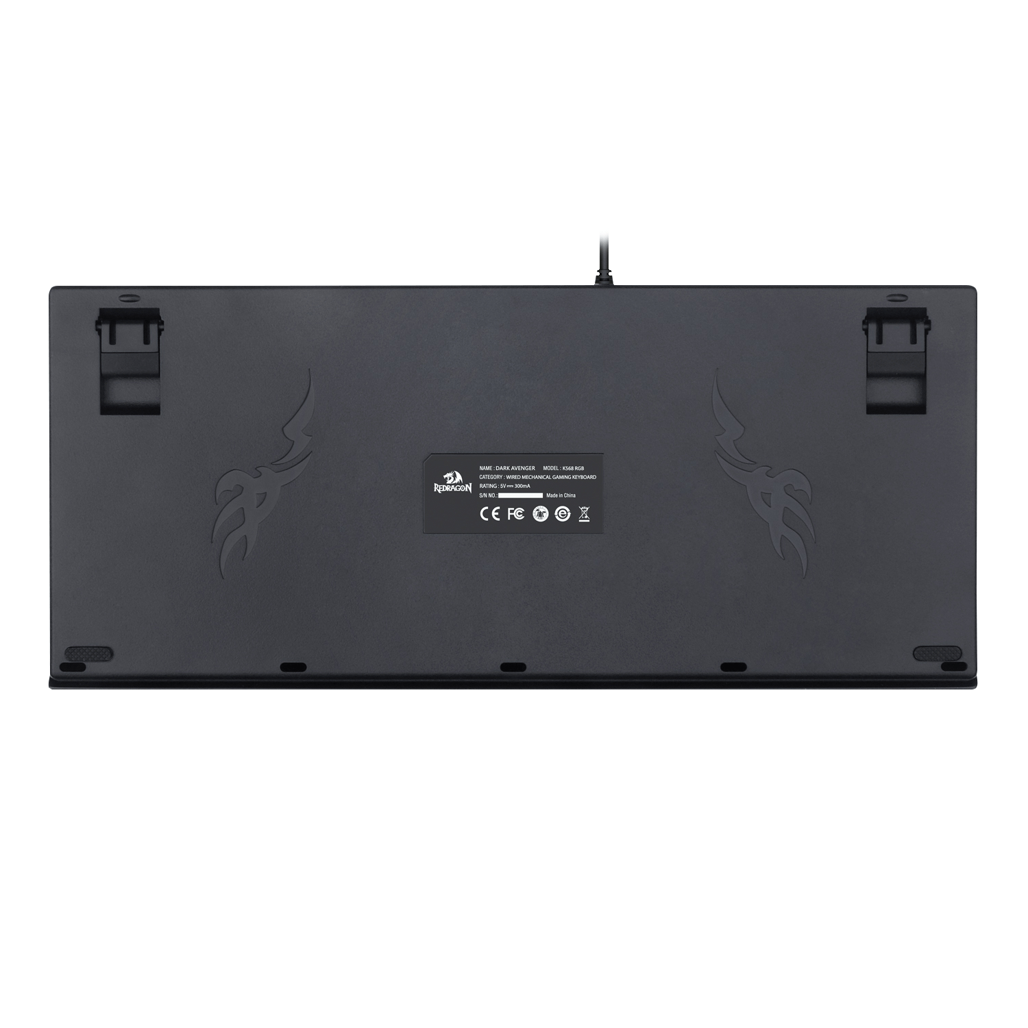 Teclado Gamer Mecanico Redragon Dark Avenger Pro K568Rgb-1