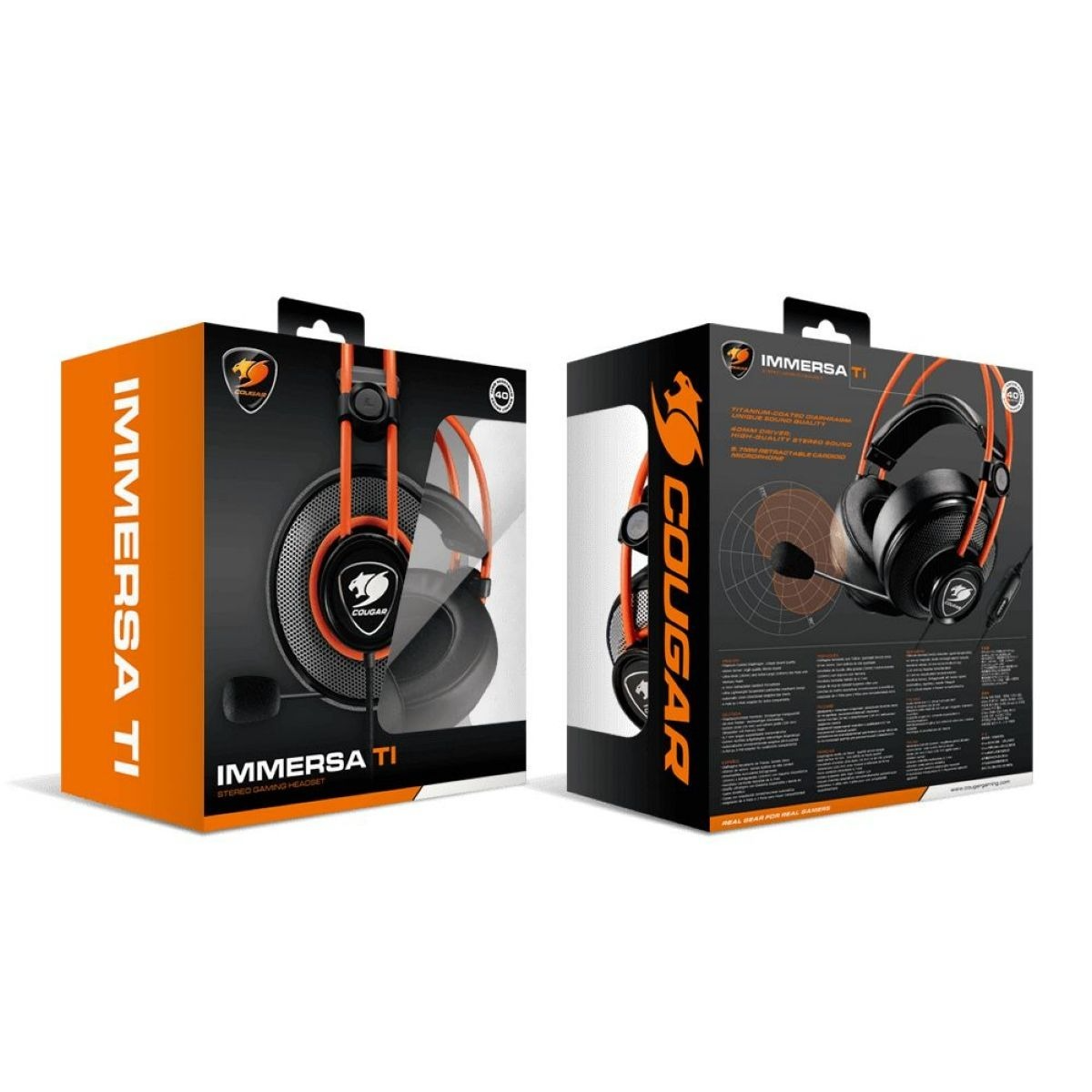 Audifonos Gamer Cougar Immersa TI Multiplataformas