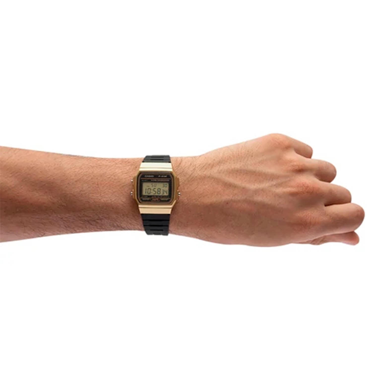 Reloj Casio Gold Black Digital Unisex F-91Wm-9Adf