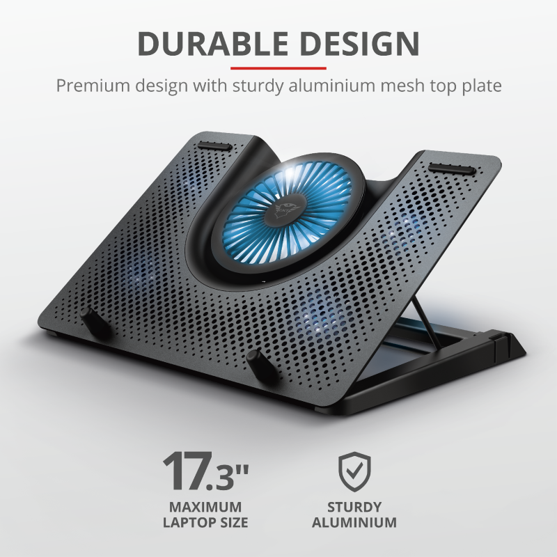 Ventilador para Notebook Profesional 5FAN Trust Quno GXT1125
