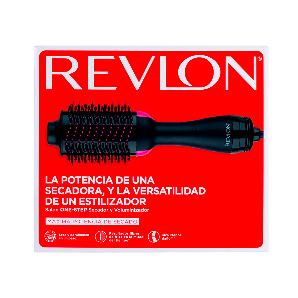 Cepillo Secador y Voluminizador REVLON One Step Profesional