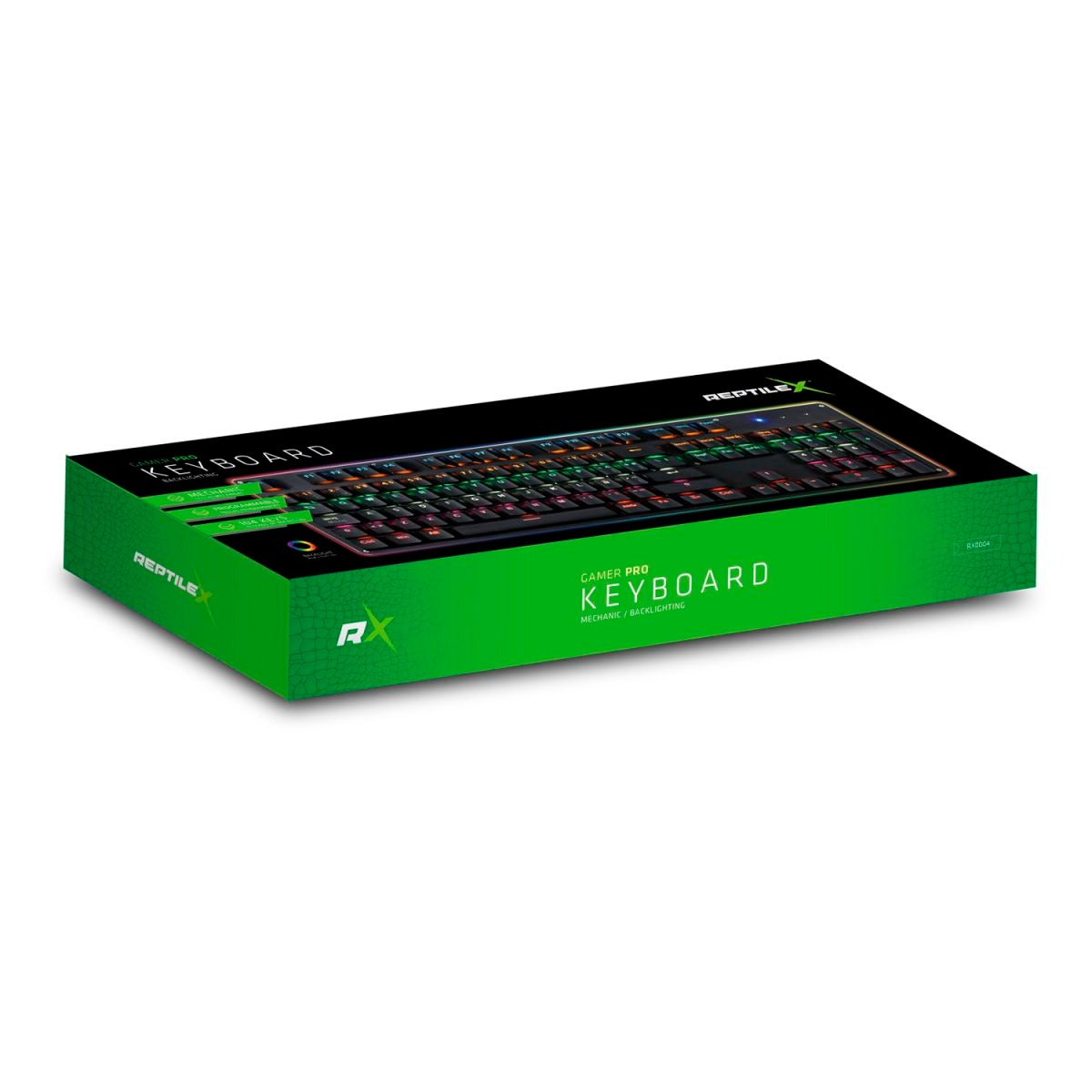 Teclado Mecanico Retro Iluminado RGB Rx0004 para PC PS X-BOX