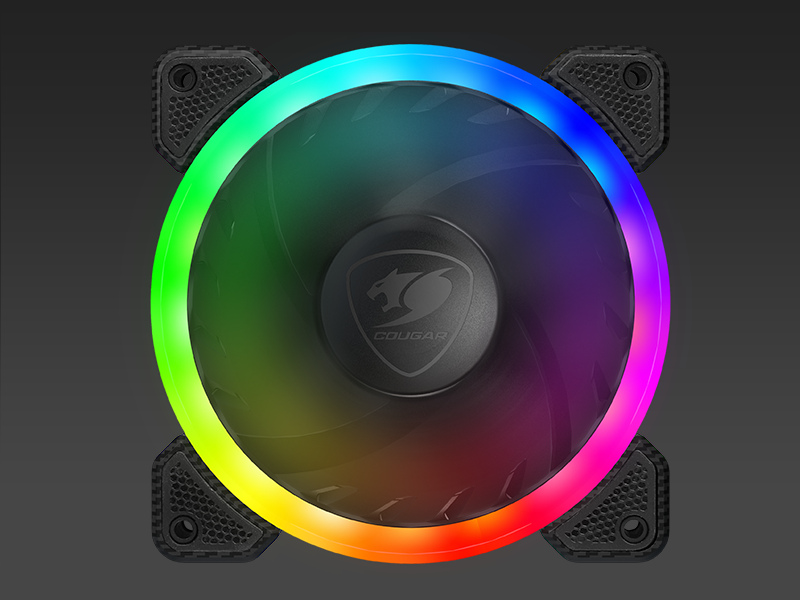 Ventilador para Procesador Gamer Cougar Vortex Rgb FCB 120mm