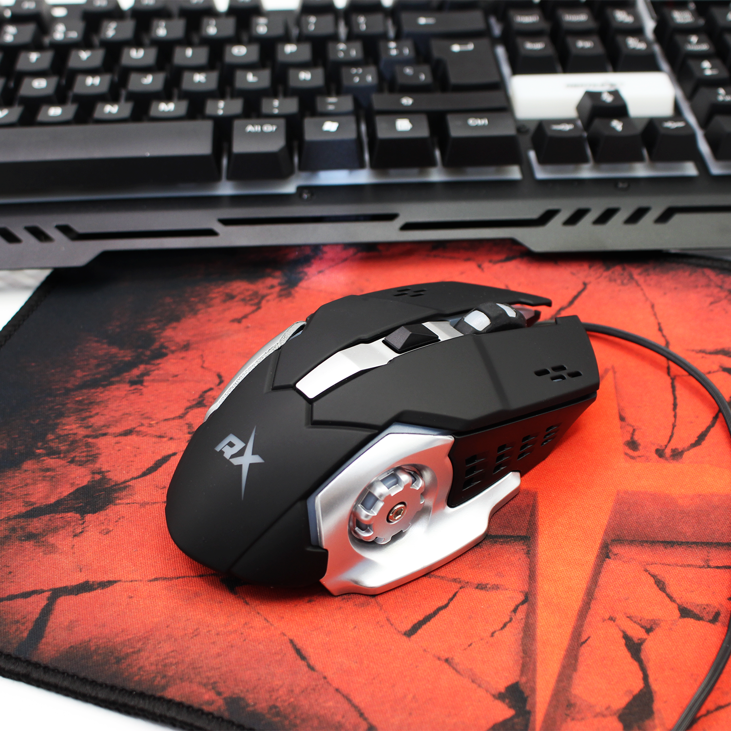 Kit Gamer 4 en 1 Mouse Teclado PAD Audifonos Reptilex RX0042