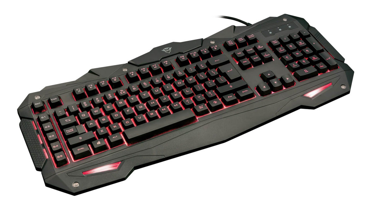 Teclado Gamer Trust Gxt 840 Myra Anti-Ghosting Multiplataformas