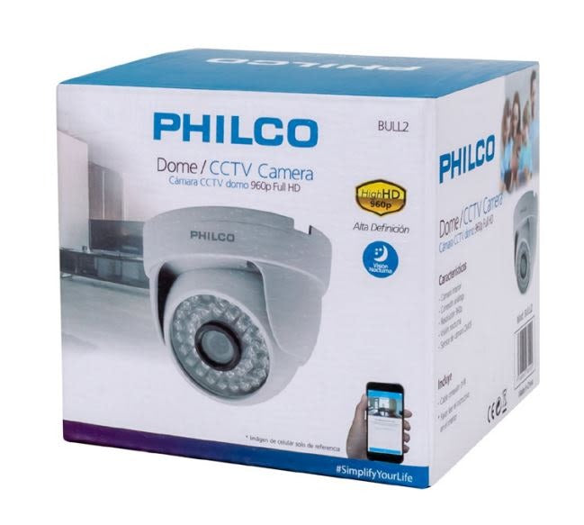 Camara Philco Interior Domo Sin Cable Bnc Bull2