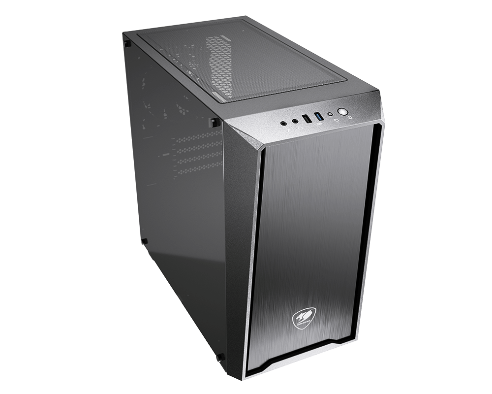 Gabinete Cougar MG130-G con Vidrio Lateral Templado