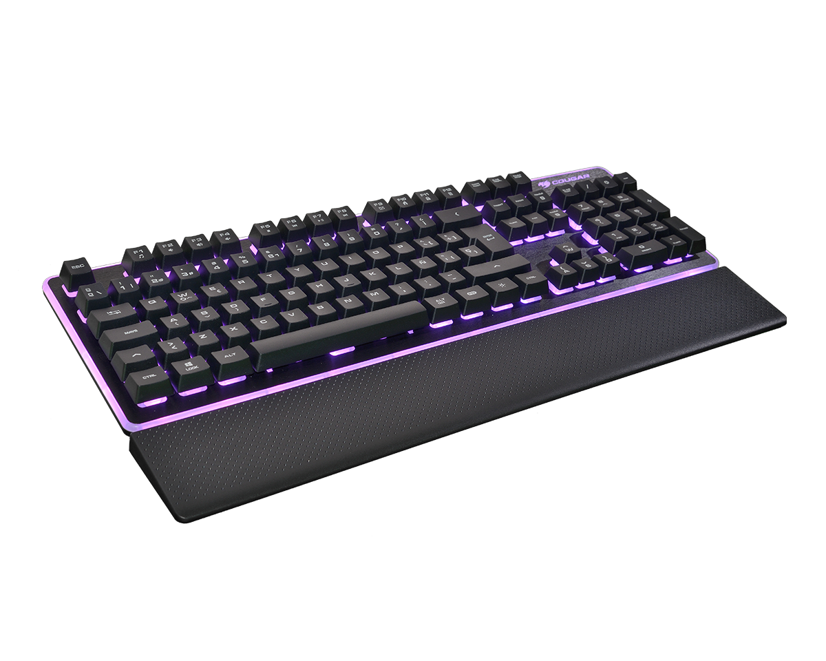Teclado Cougar Core RGB Hybrid Anti-Ghosting Semi Mecanico