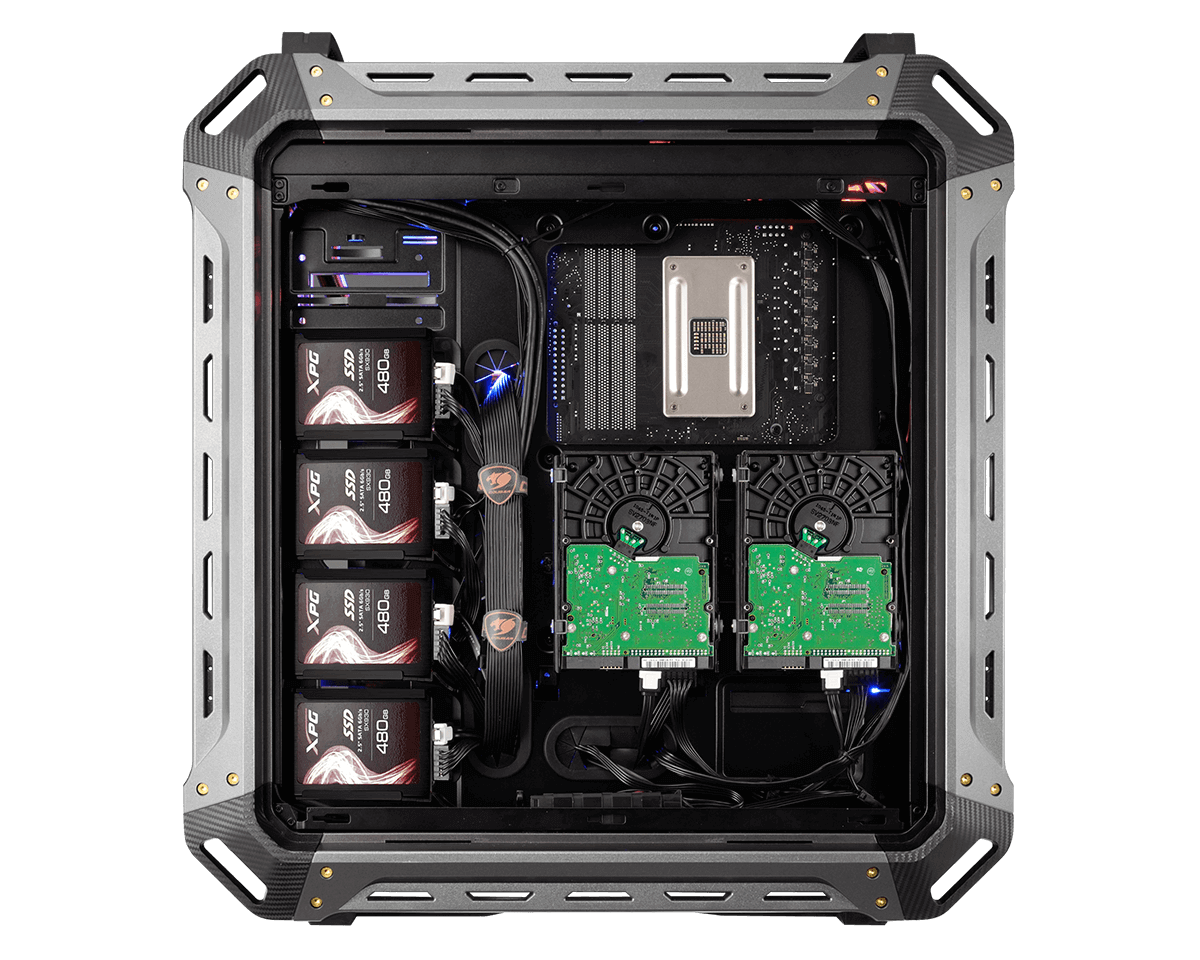 Gabinete Gamer Cougar Panzer Max-G Atx Black Premium Edition
