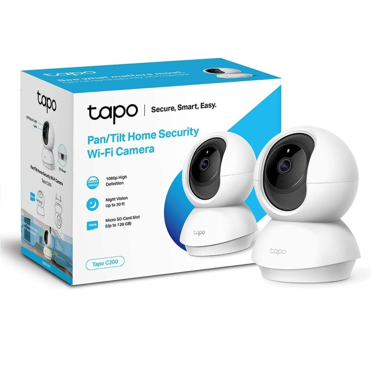 Camara Wifi Rotatoria Tapo TP-Link 1080p Full HD C200 Robot