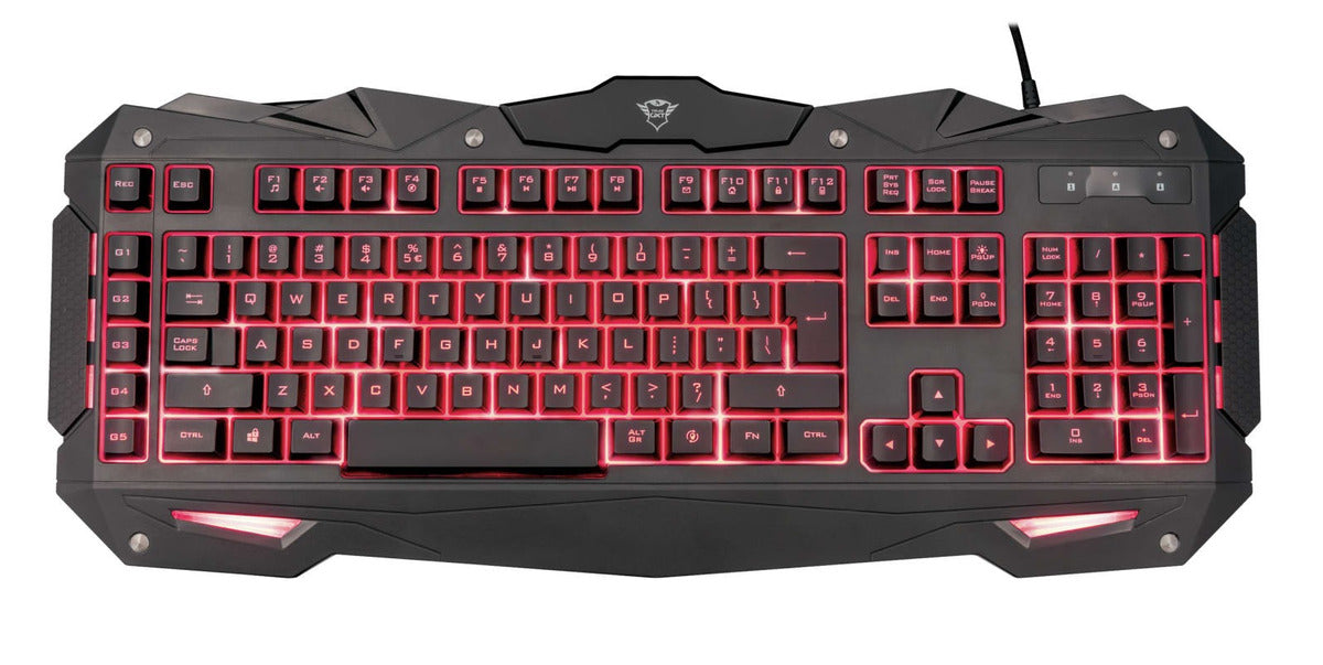 Teclado Gamer Trust Gxt 840 Myra Anti-Ghosting Multiplataformas