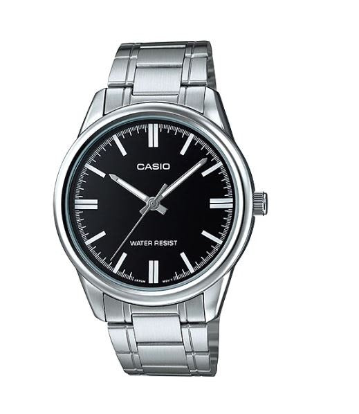 Reloj Casio Mtp-V005D-1Audf Metallico Hombre Cromado