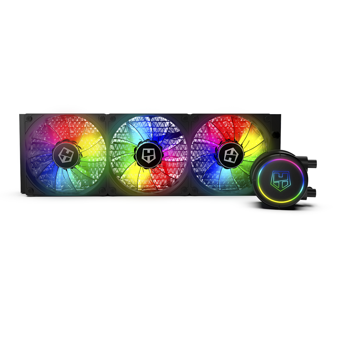 Water Cooling Profesional Hummer H-360 ARGB  1500 RPM