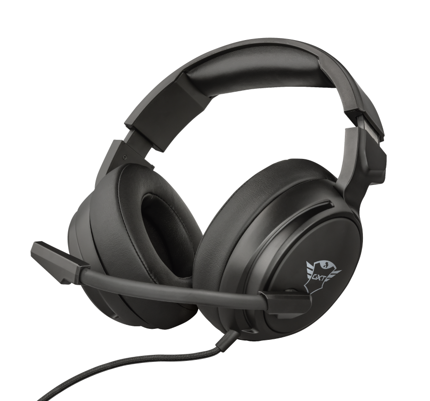 Audifonos Gamer Trust Pylo Gxt 433K Black Multiplataformas