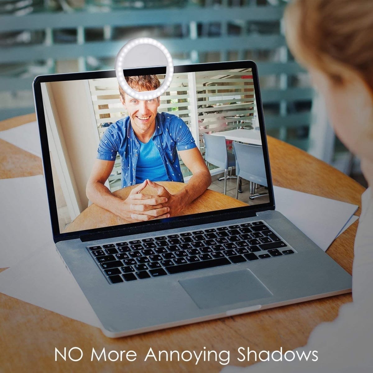 Aro Anillo de Luz Recargable Para Smartphone de Alto Brillo