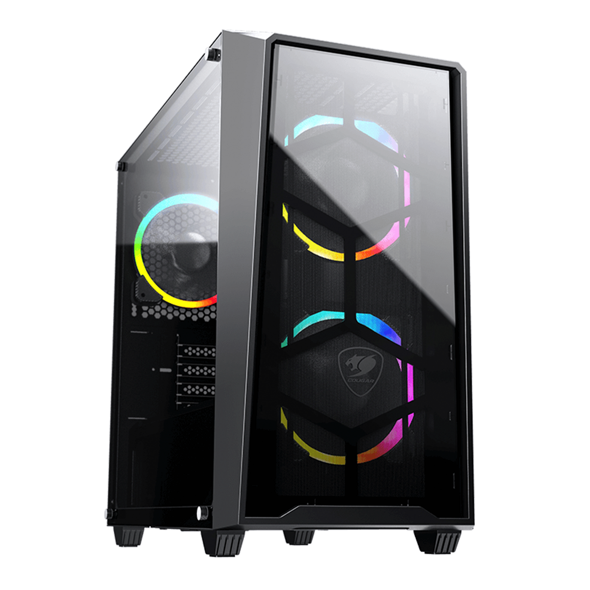 Gabinete Cougar Gamer Mg120-G Vidrio Templado