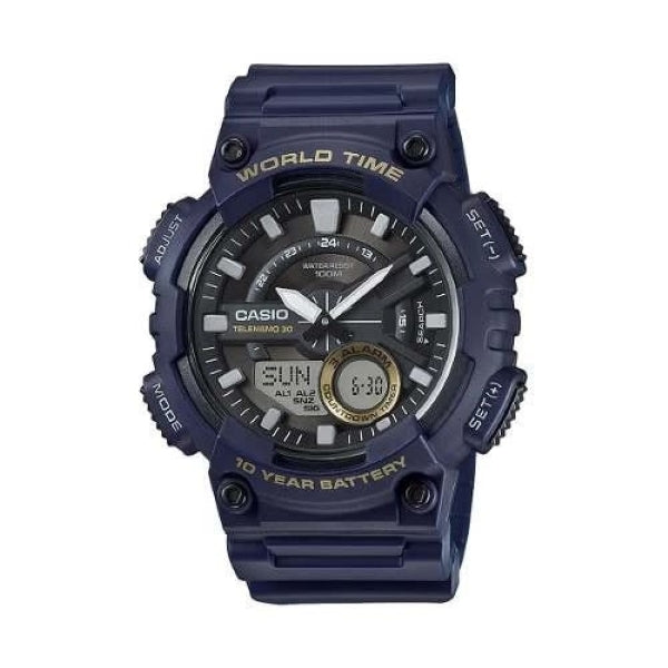 Reloj Casio de Hombre Aeq-110W-2Avdf Analogo Digital Azul