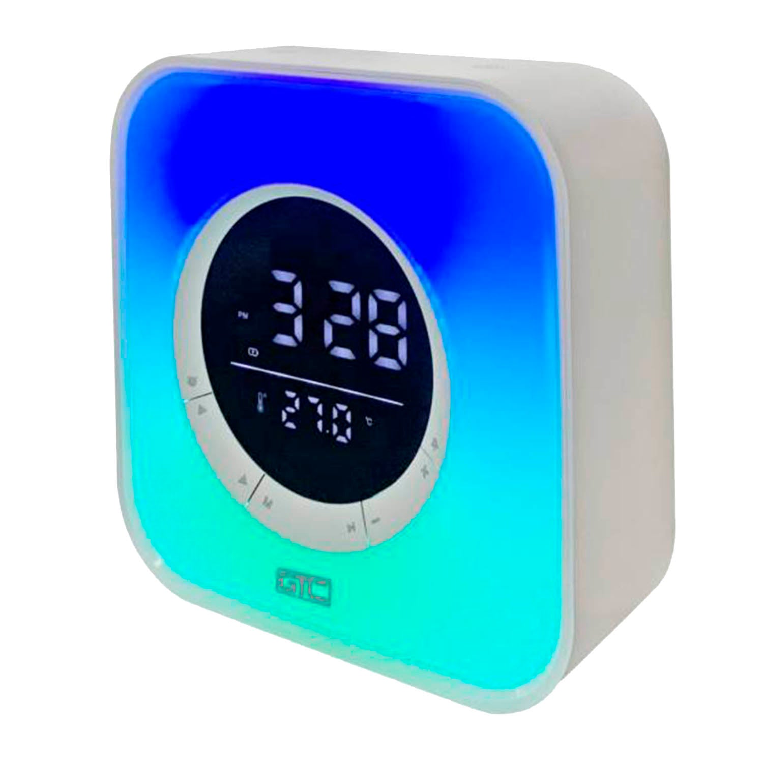 Parlante Bluetooth RGB Despertador Reloj Temperatura SPG-134
