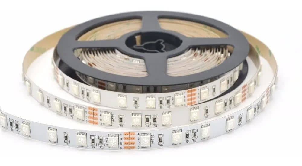 Kit Tira de Luces LED FULL RGB High Power 5 Metro + Control