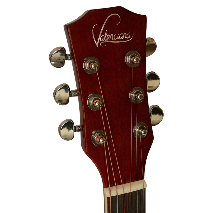 Guitarra Electroacústica 40" Valenciana Cuerdas Metal+Funda