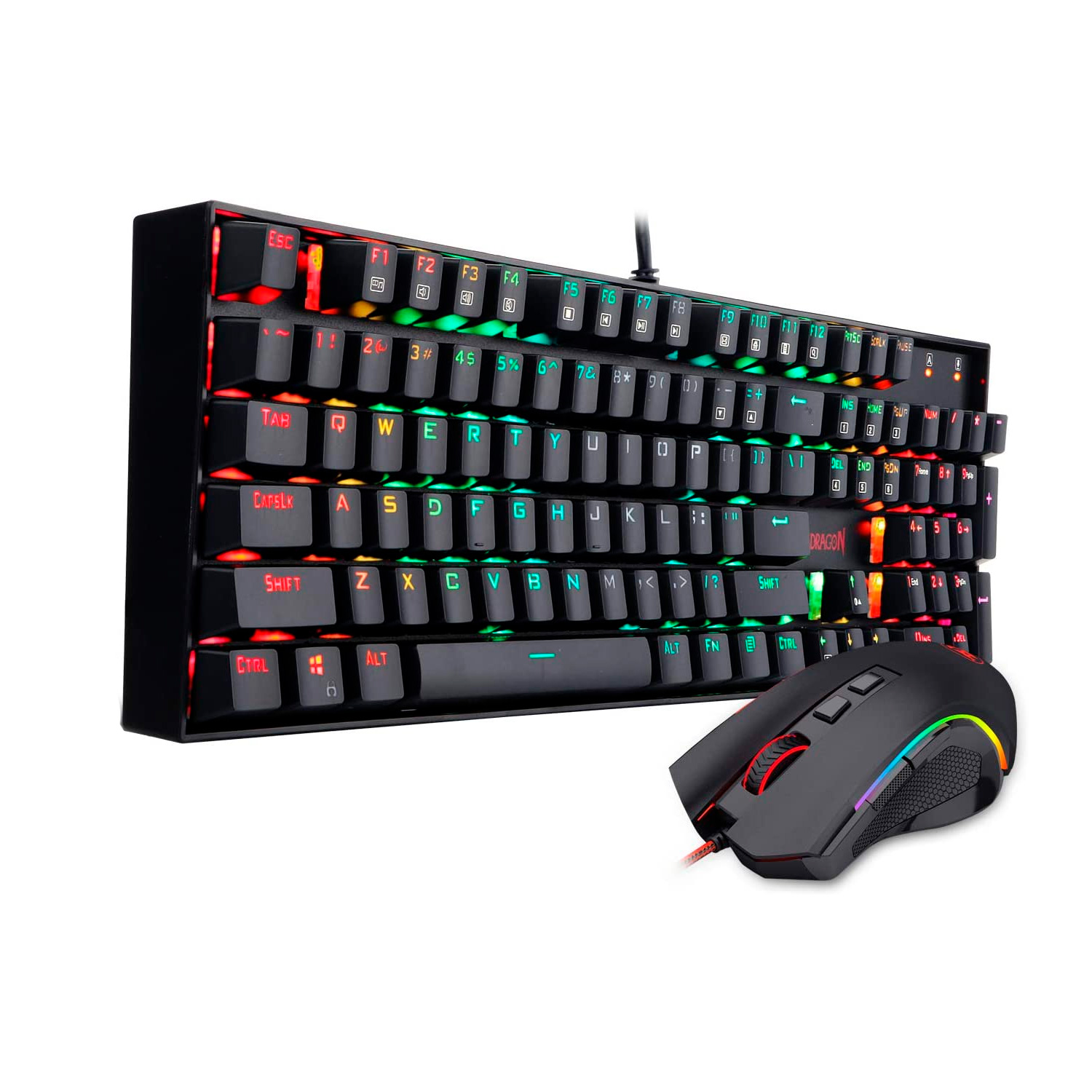 Teclado Mecánico Kit Teclado Y Mouse Gamer Kit Gamer Redragon