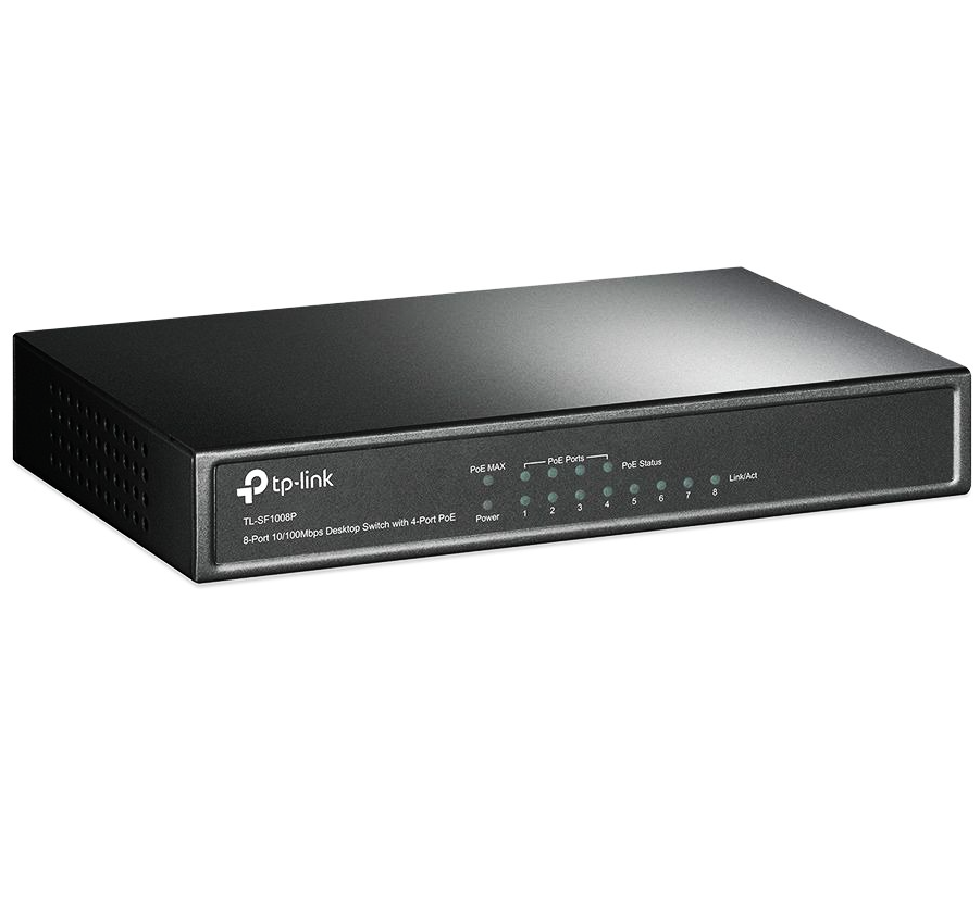 Switch TP-Link TL-SF1008P 4 Puertos POE + 4 Puertos Estándar