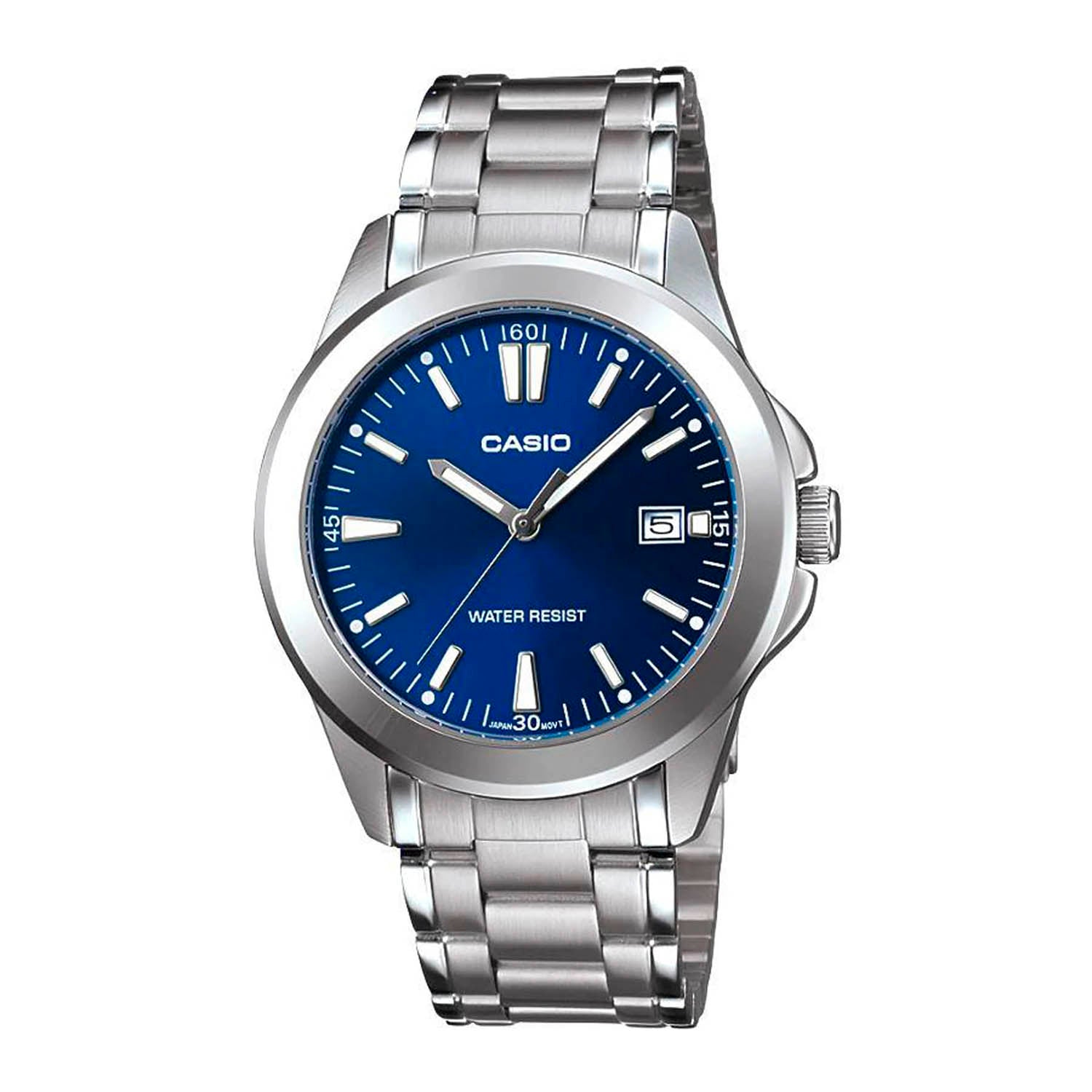 Reloj de Mujer Casio Silver Blue Ltp-1215A-2A2Df