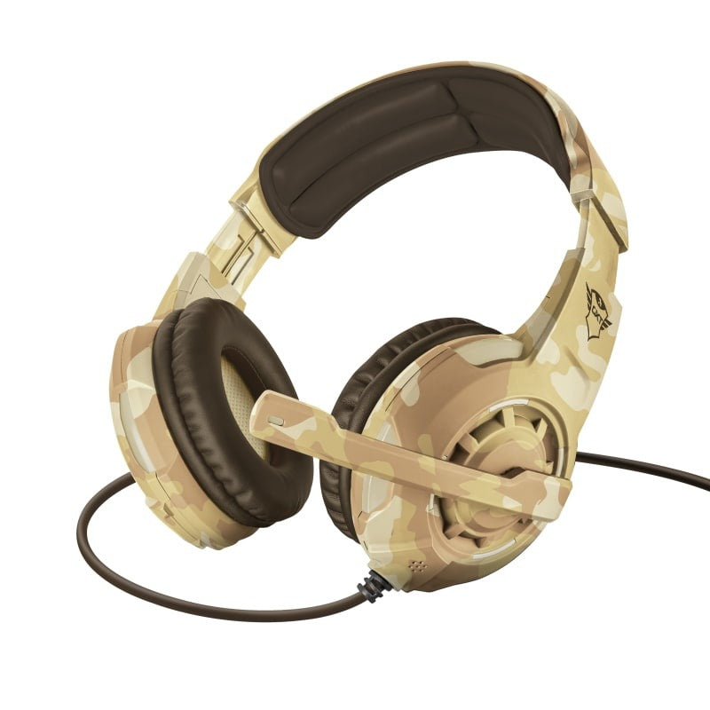 Audifono Gamer Trust Radius Gxt 310D Desert Multiplataformas 22208