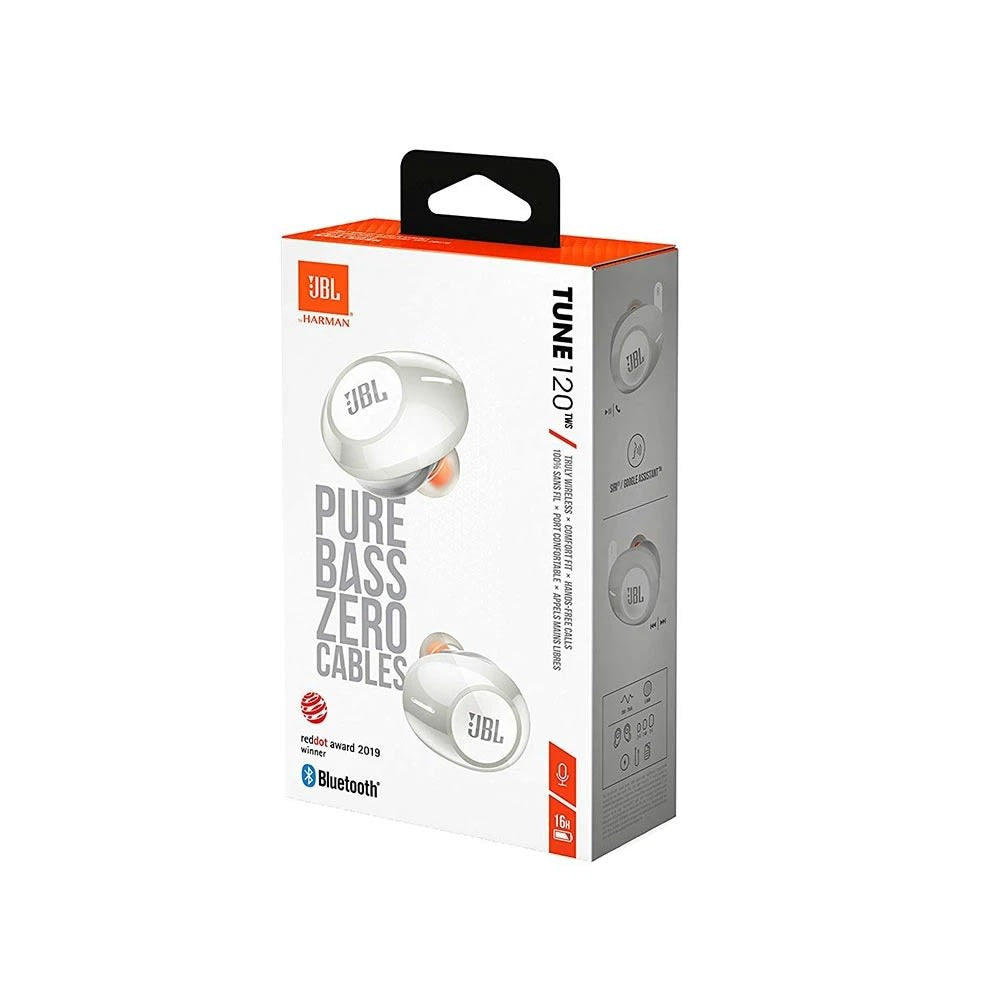 Audifonos Deportivos Jbl Bluetooth T120 TWS Blancos 4H
