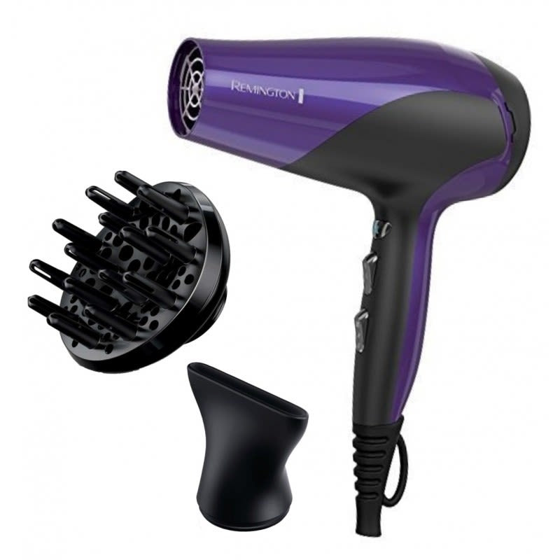Secador De Pelo Remington D3190 Con Difusor Morado