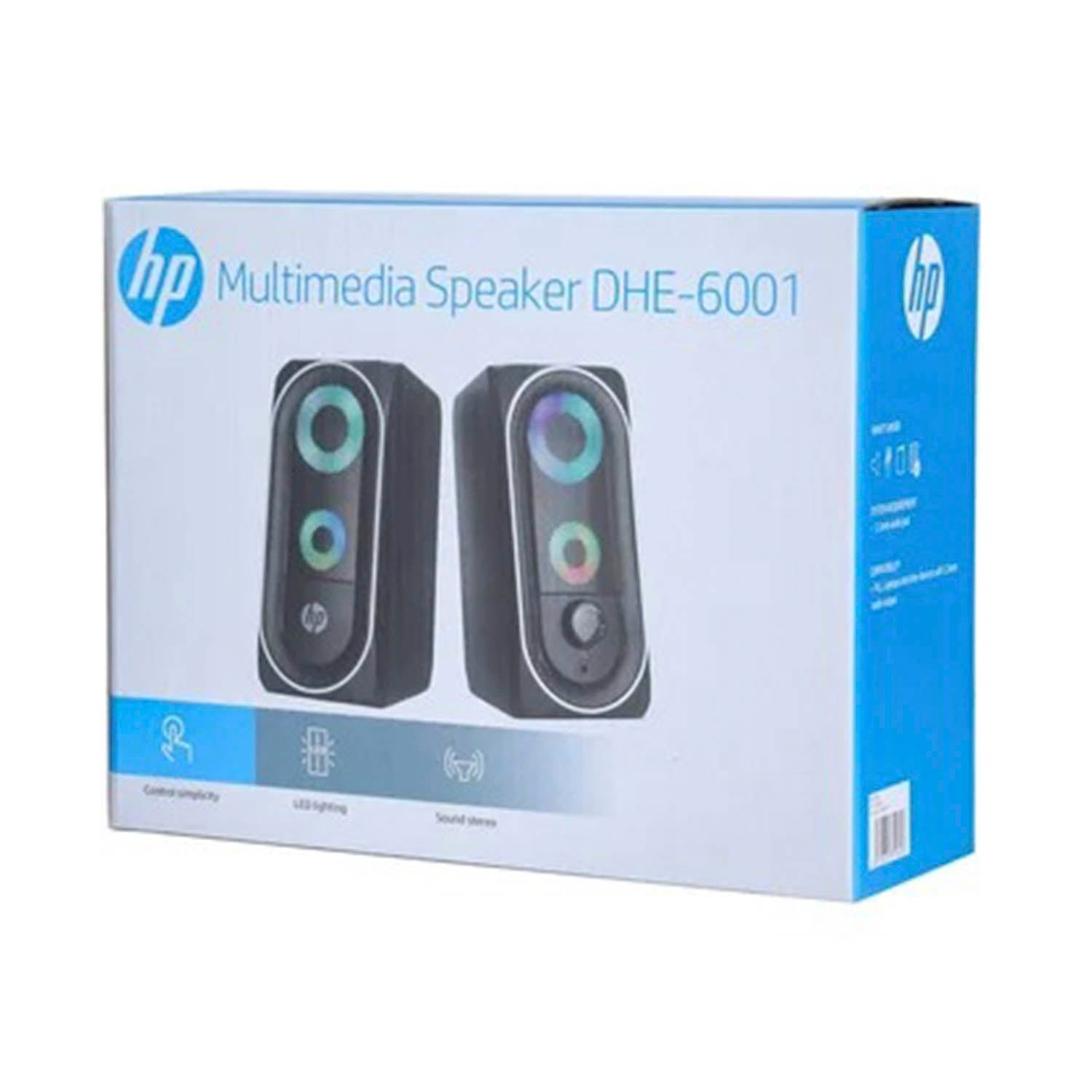 Parlante USB HP de 6W Estéreo con Iluminación Rgb DHE-6001