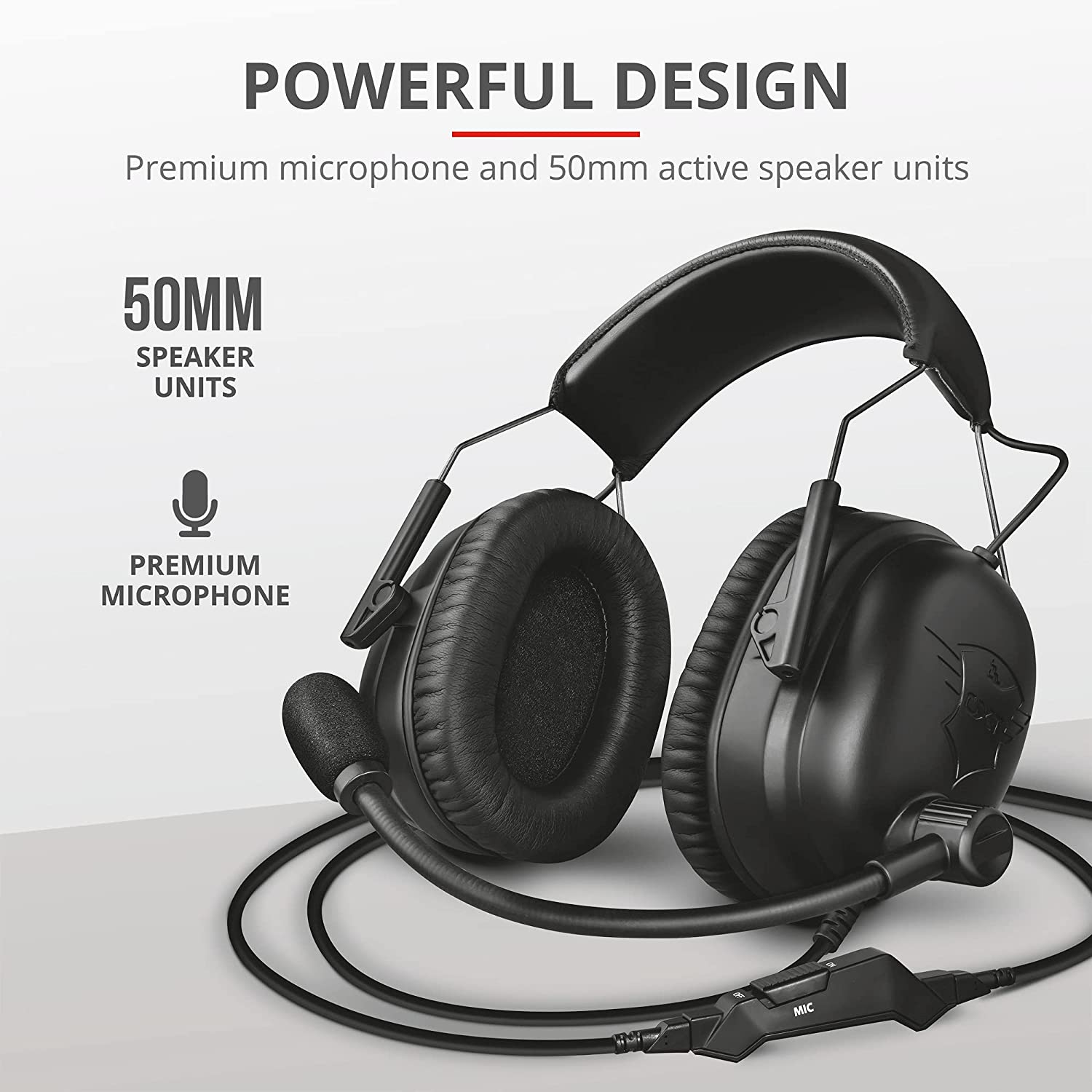 Audifono Gamer Trust Wayman Gxt 444 E-Sport Deluxe Line
