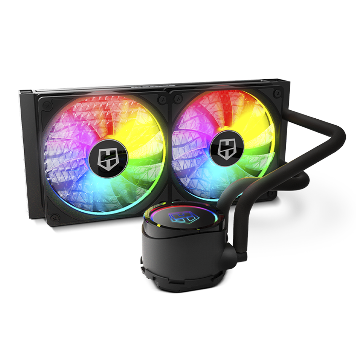 Water Cooling Hummer H-240 Full Color Argb Intel - Amd