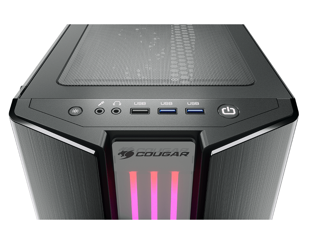 Gabinete Gamer Cougar Gemini S ARGB Vidrio Lateral Templado