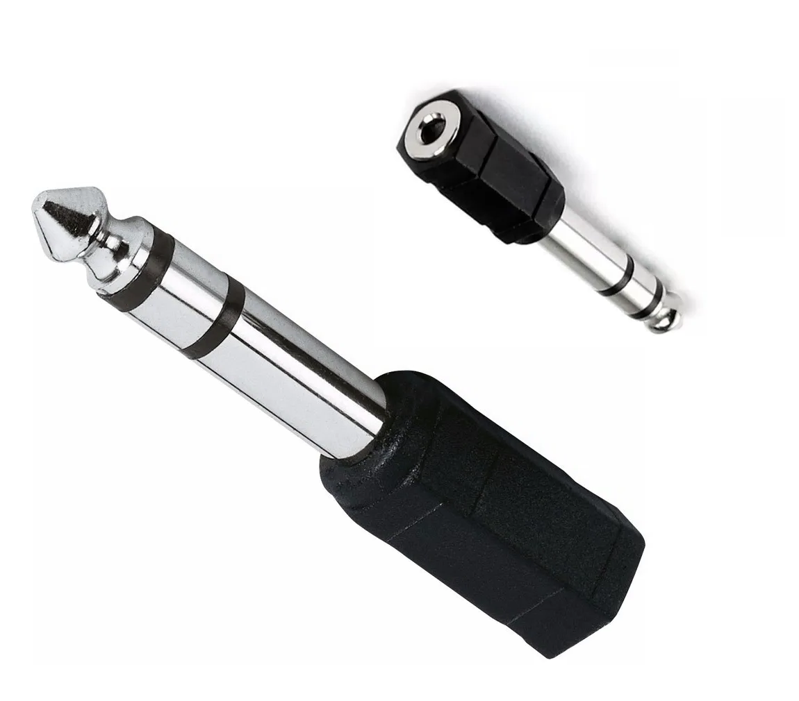 Adaptador de Audio 6.3mm Macho A 3.5mm Hembra Hifi CAV08