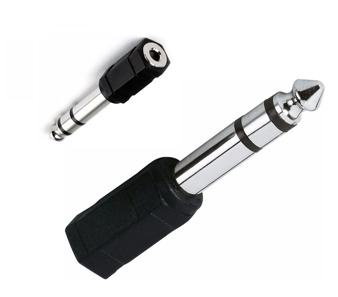 Adaptador de Audio 6.3mm Macho A 3.5mm Hembra Hifi CAV08