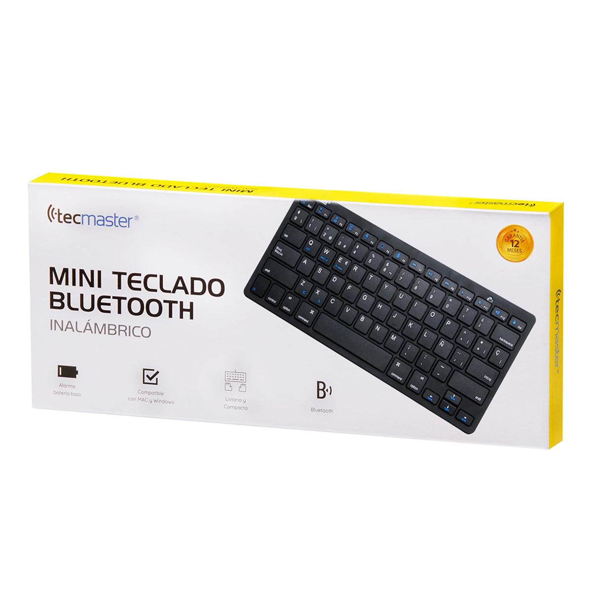 Mini Teclado Inalámbrico Bluetooth Flat Keys Ultra Compacto