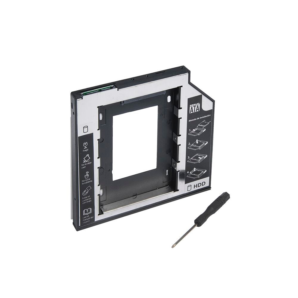 Caddy para Disco SSD o HDD de 2.5" SATA / 9.5mm High Speed