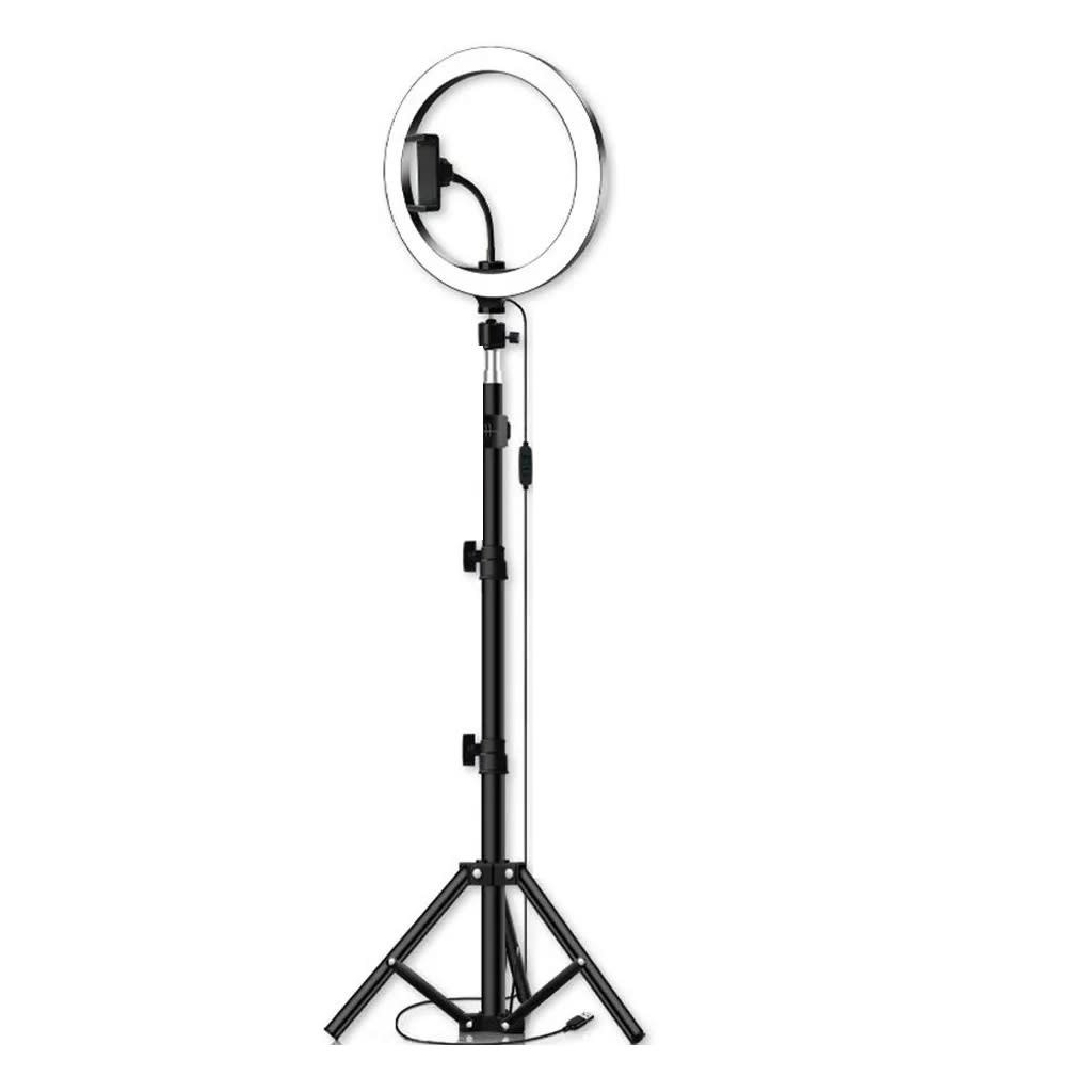 Aro Anillo De Luz 26Cm + Tripode De 200Cm Led Regulables Pro