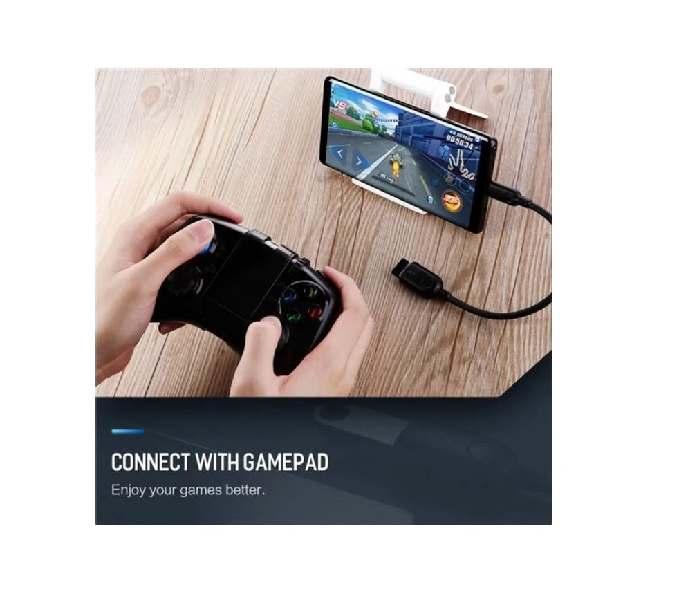 Cable De Datos OTG Micro USB A USB Hembra 2.0 Rock Rcb0604