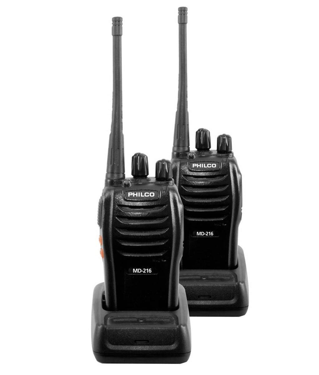 KIT de 2 Radio Transmisores Philco Walkie Talkie 16KM MD-216