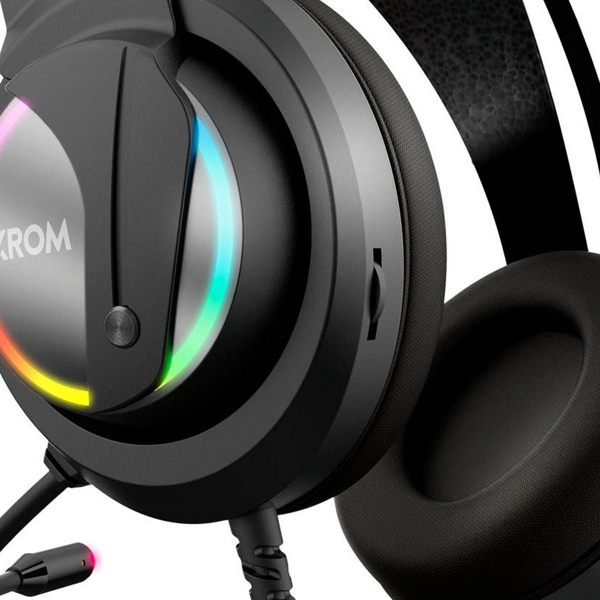 Audifonos Gamer Krom Kappa Rgb Dual Jack 3.5Mm