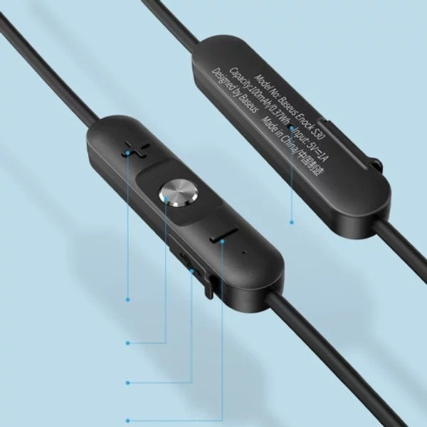 Audifonos Baseus Encok S30 In Ear Plateado Ngs30-0S
